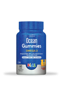 Orzax Ocean Gummies Omega-3 Kids 60 Çiğnenebilir Form
