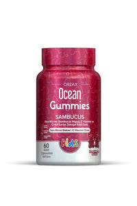 Orzax Ocean Gummies Sambucus Kids 60 Çiğnenebilir Form
