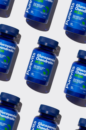 Purevits Glucosamine-Chondroitin-MSM-Boswellia-Hyaluronik Asit 60 Tablet