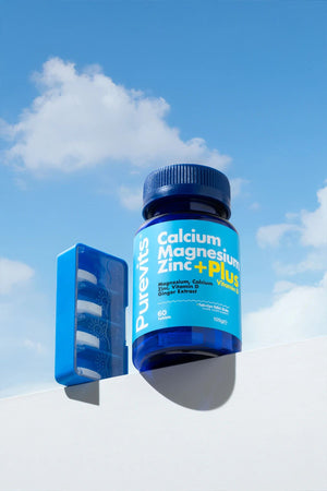 Purevits Kalsiyum-Magnezyum-Çinko-Vitamin D Plus 60 Tablet