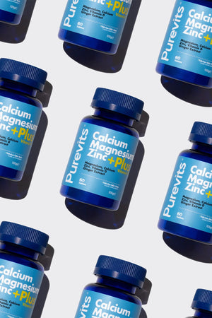 Purevits Kalsiyum-Magnezyum-Çinko-Vitamin D Plus 60 Tablet
