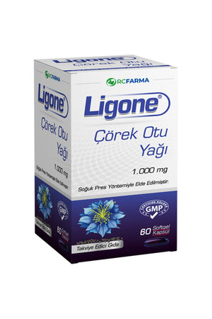 RC Farma Ligone Çörek Otu Yağı 1000 mg 60 Soft Jel