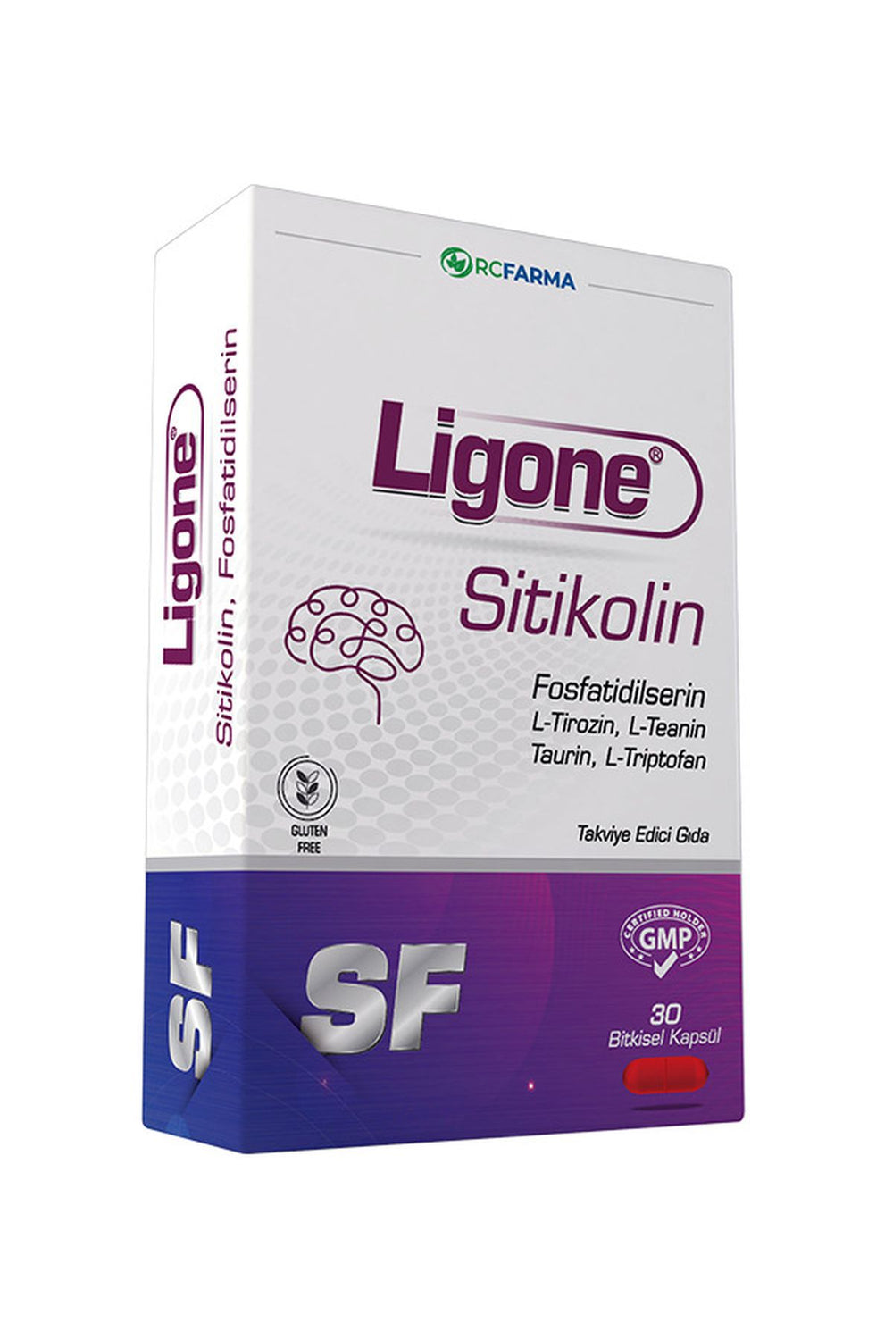 RC Farma Ligone Sitikolin, Fosfatidilserin 30 Kapsül