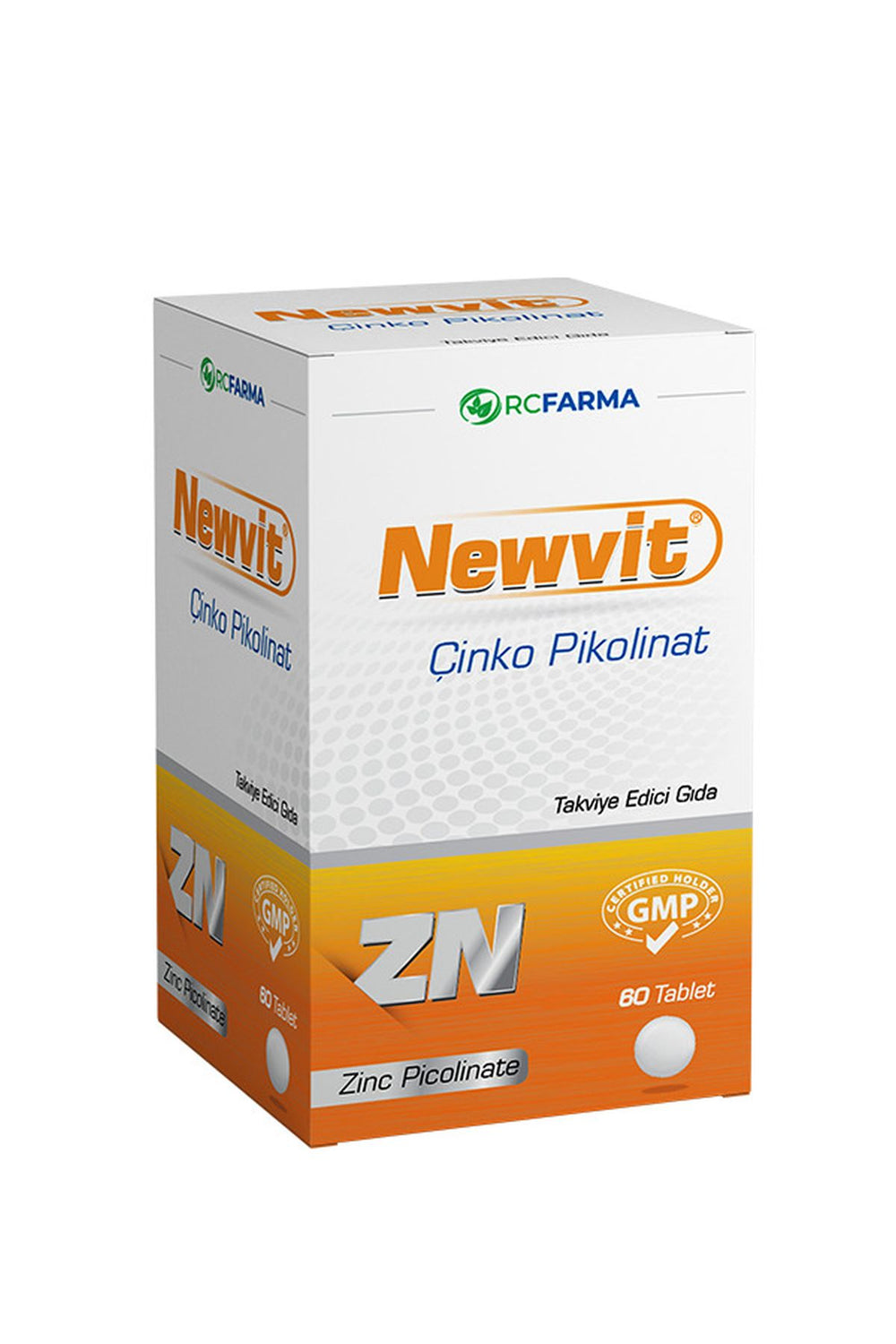 RC Farma Newvit Çinko Pikolinat 15 mg 60 Tablet