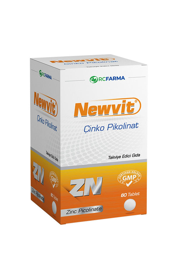 RC Farma Newvit Çinko Pikolinat 15 mg 60 Tablet
