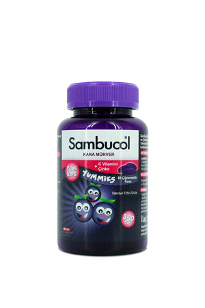 Sambucol Plus Kids Yummies 60 Çiğnenebilir Form