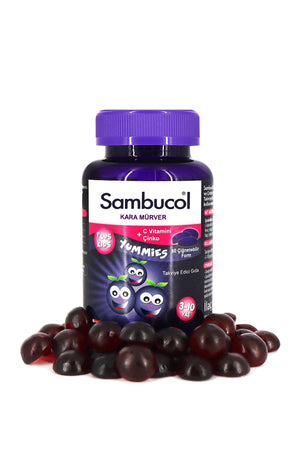 Sambucol Plus Kids Yummies 60 Çiğnenebilir Form