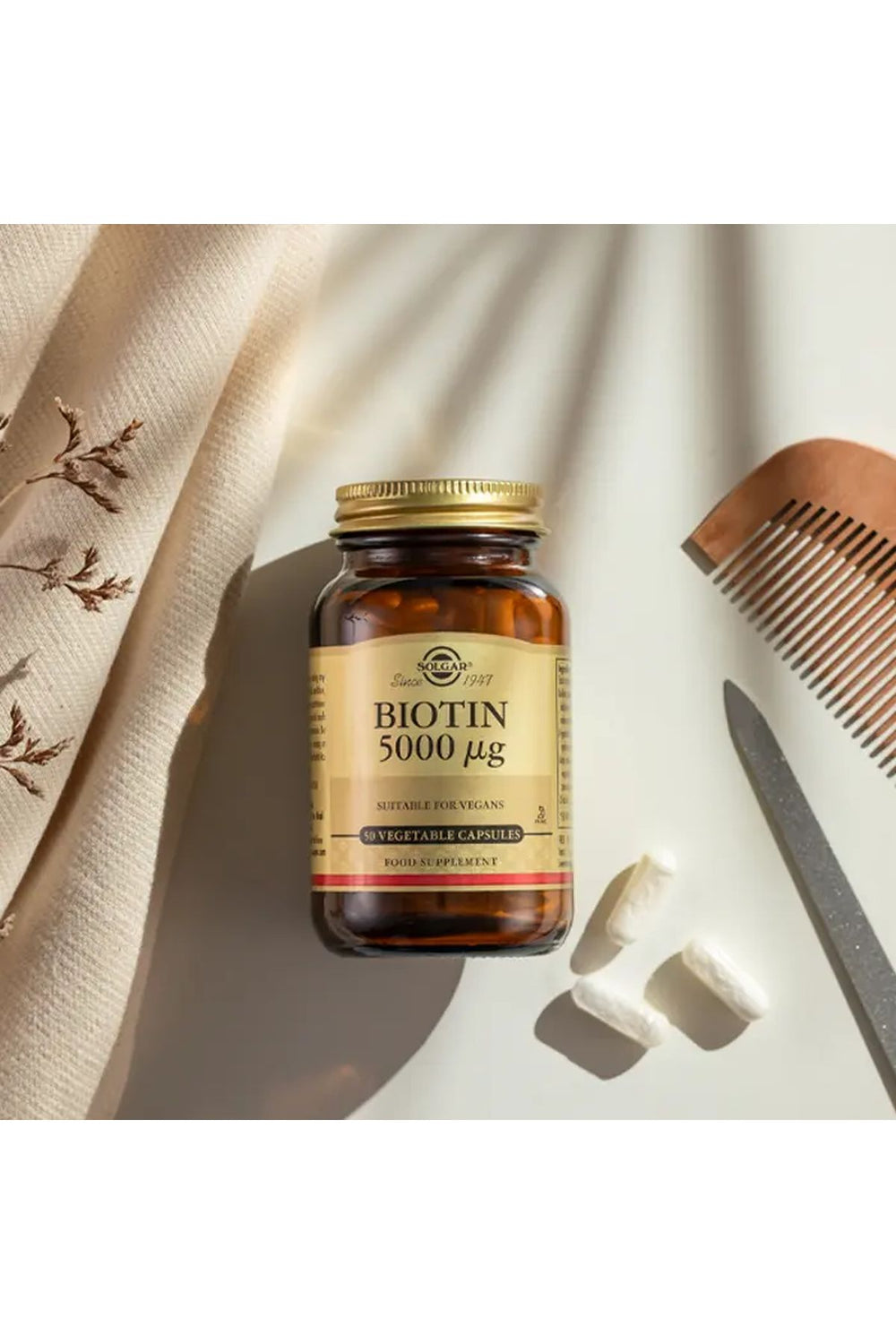 Solgar Biotin 5000 mcg 50 Kapsül