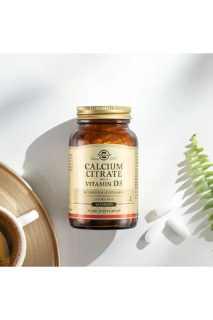 Solgar Calcium Citrate with Vitamin D3 60 Tablet
