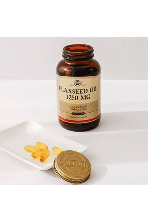 Solgar Flaxseed Oil 1250 mg 100 Soft Jel