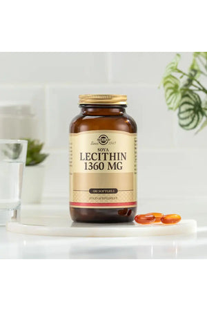 Solgar Lecithin 1360 mg 100 Soft Jel