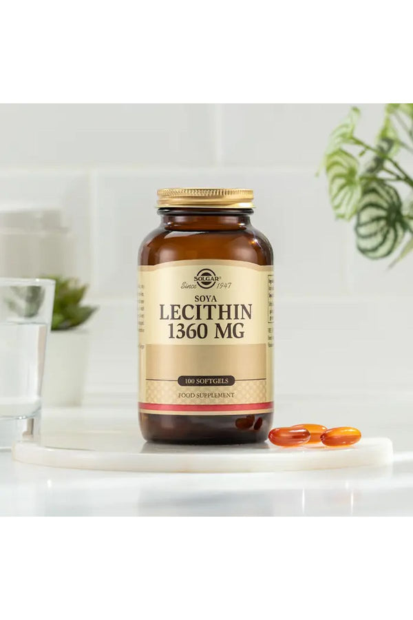 Solgar Lecithin 1360 mg 100 Soft Jel