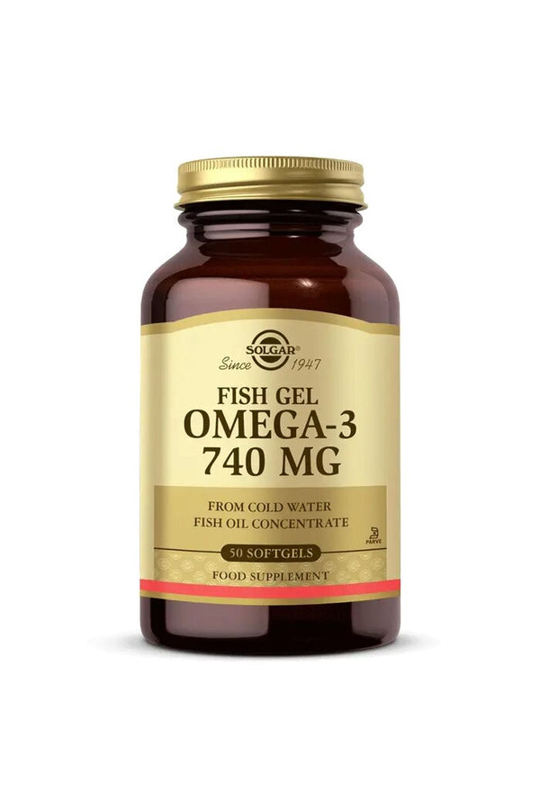 Solgar Omega-3 Fish Gel 740 mg 50 Soft Jel
