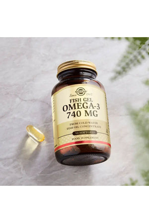 Solgar Omega-3 Fish Gel 740 mg 50 Soft Jel