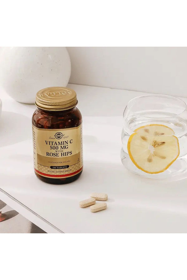 Solgar Vitamin C with Rose Hips 500 mg 100 Tablet