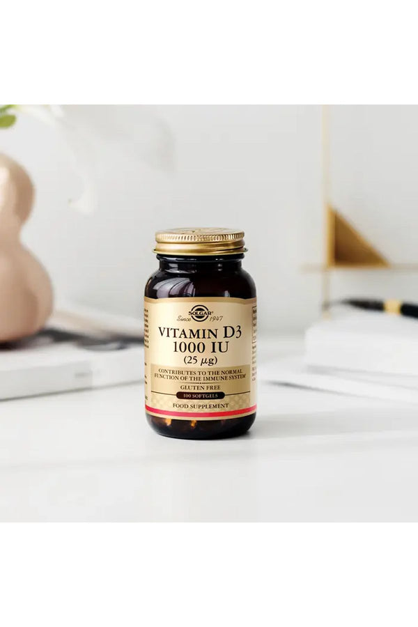 Solgar Vitamin D3 1000 IU 100 Soft Jel