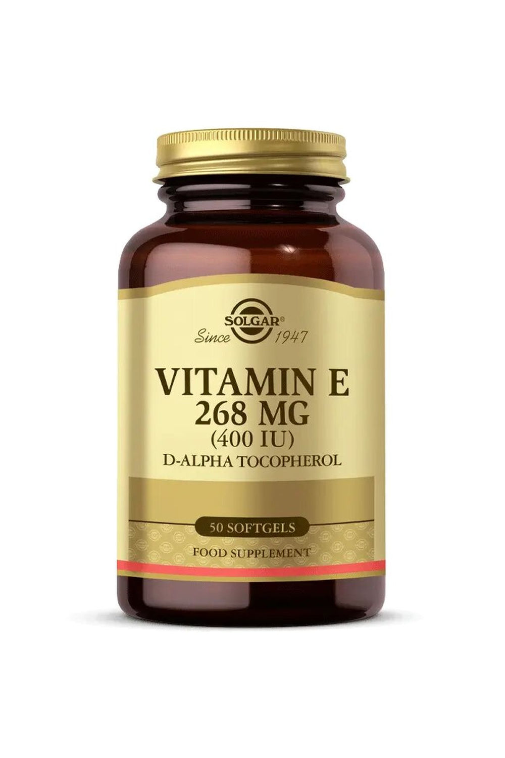 Solgar Vitamin E 400 IU 50 Soft Jel