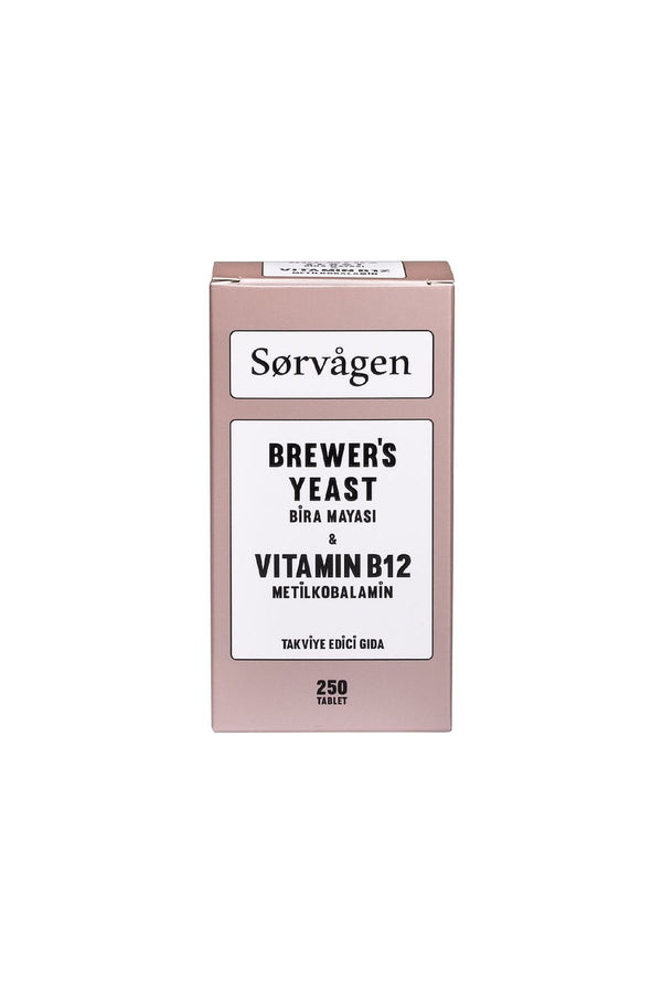 Sorvagen Brewer's Yeast (Bira Mayası) Vitamin B12 250 Tablet