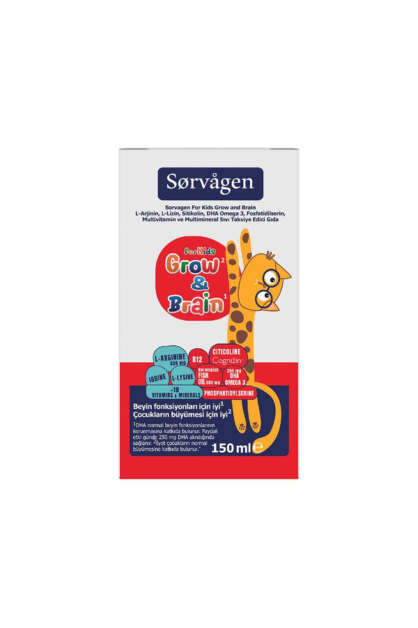 Sorvagen Grow & Brain For Kids 150 ml
