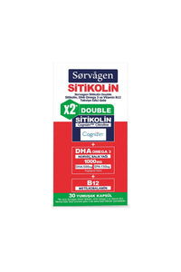 Sorvagen Sitikolin Double 30 Kapsül