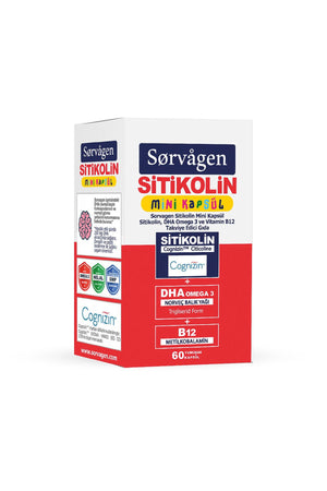 Sorvagen Sitikolin Mini 60 Kapsül