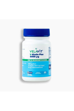 Velavit V-Biotin Plus 5000 mcg 60 Tablet