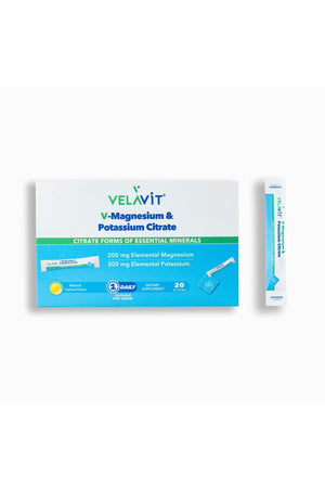 Velavit V-Magnesium & Potassium Citrate 20 Saşe