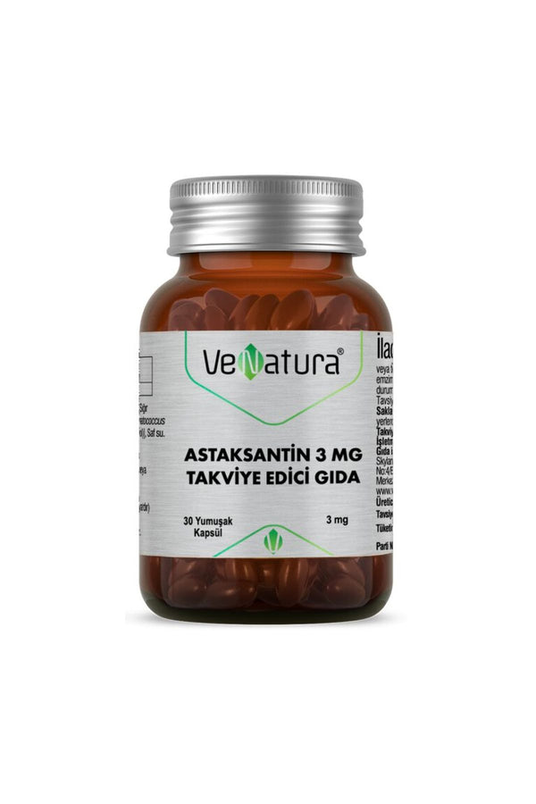 Venatura Astaksantin 3 mg 30 Kapsül