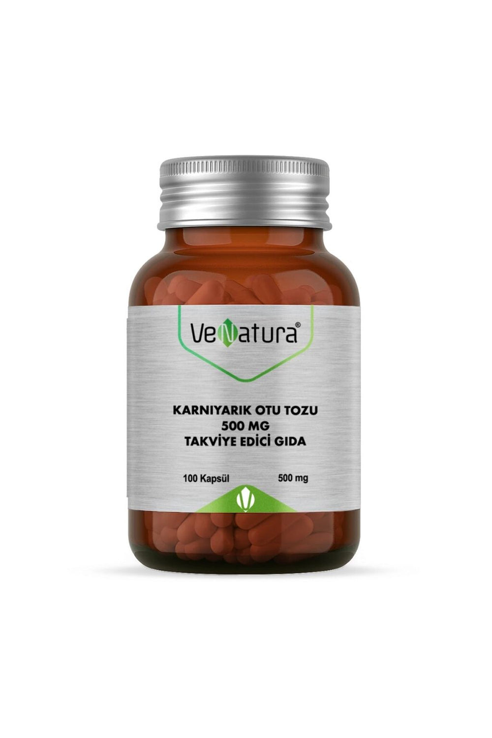 Venatura Karnıyarık Otu Tozu 500 mg 100 Kapsül