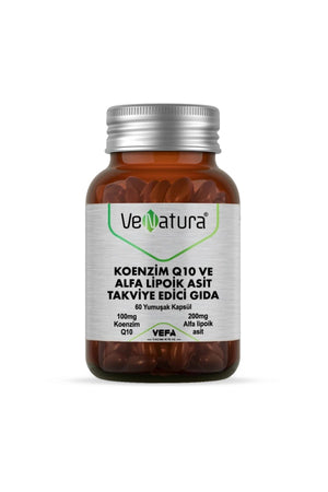 Venatura Koenzim Q-10 ve Alfa Lipoik Asit 60 Kapsül