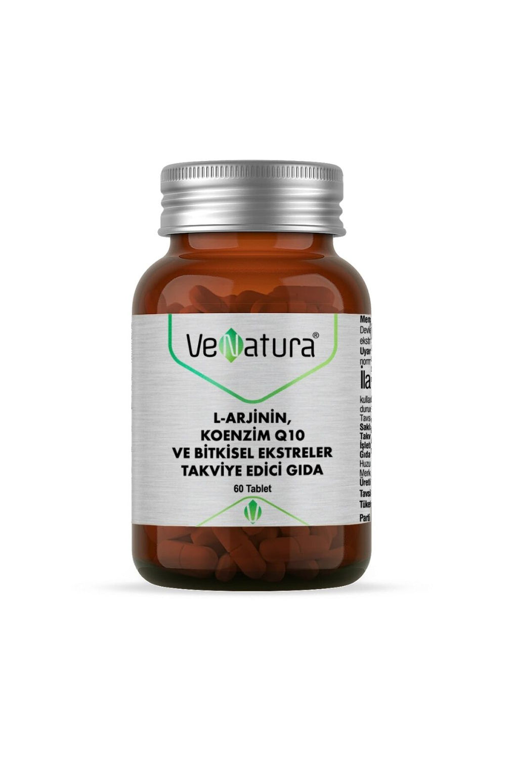 Venatura L-Arjinin, Koenzim Q-10 ve Bitkisel Ekstreler 60 Tablet
