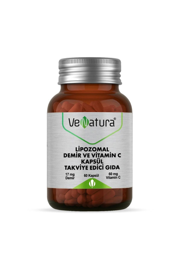 Venatura Lipozomal Demir ve Vitamin C 60 Kapsül