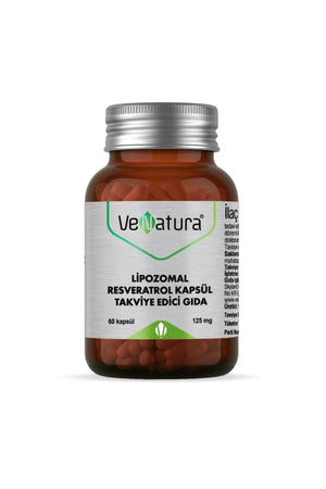 Venatura Lipozomal Resveratrol 125 mg 60 Kapsül