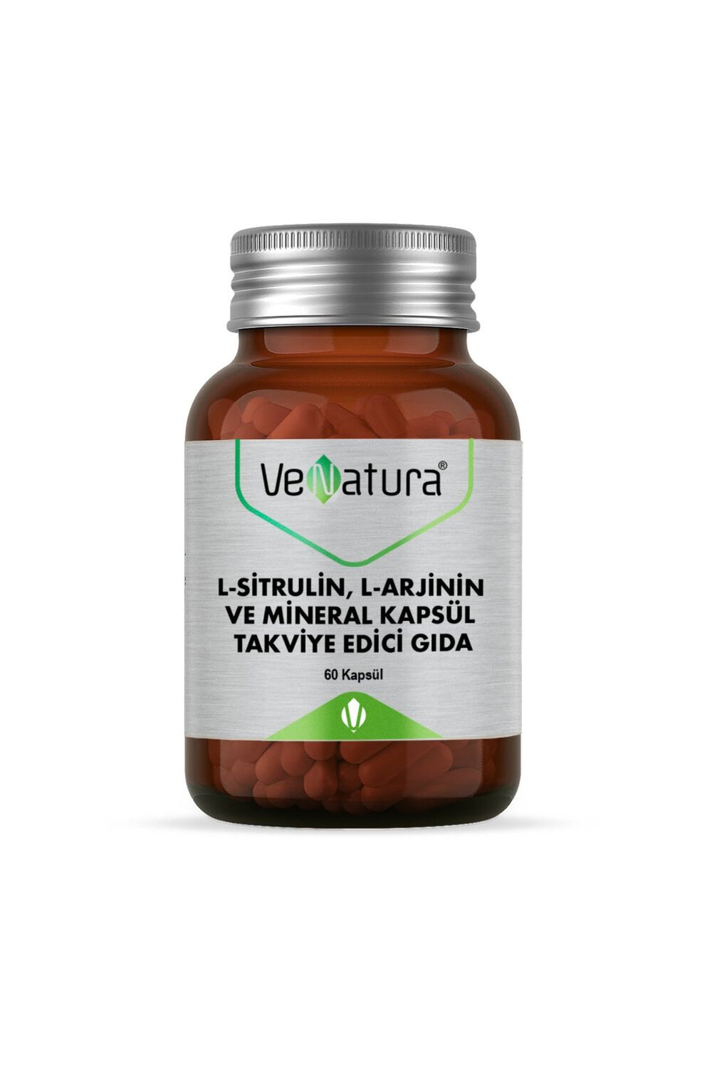 Venatura L-Sitrulin, L-Arjinin ve Mineral 60 Kapsül