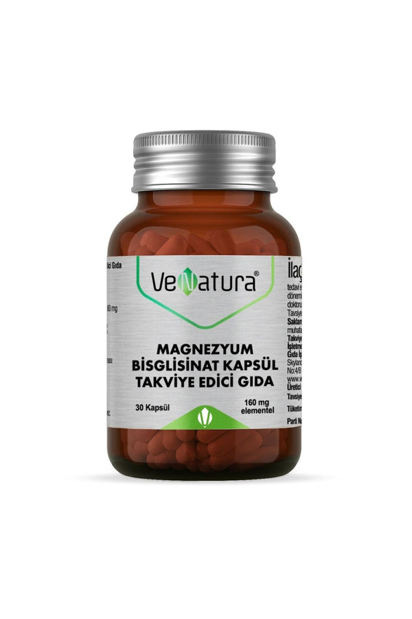 Venatura Magnezyum Bisglisinat 160 mg 30 Kapsül