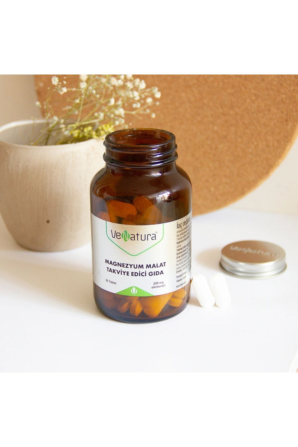Venatura Magnezyum Malat 200 mg 60 Tablet