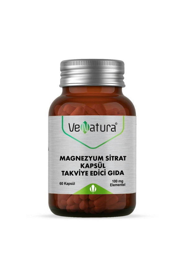 Venatura Magnezyum Sitrat 100 mg 60 Kapsül