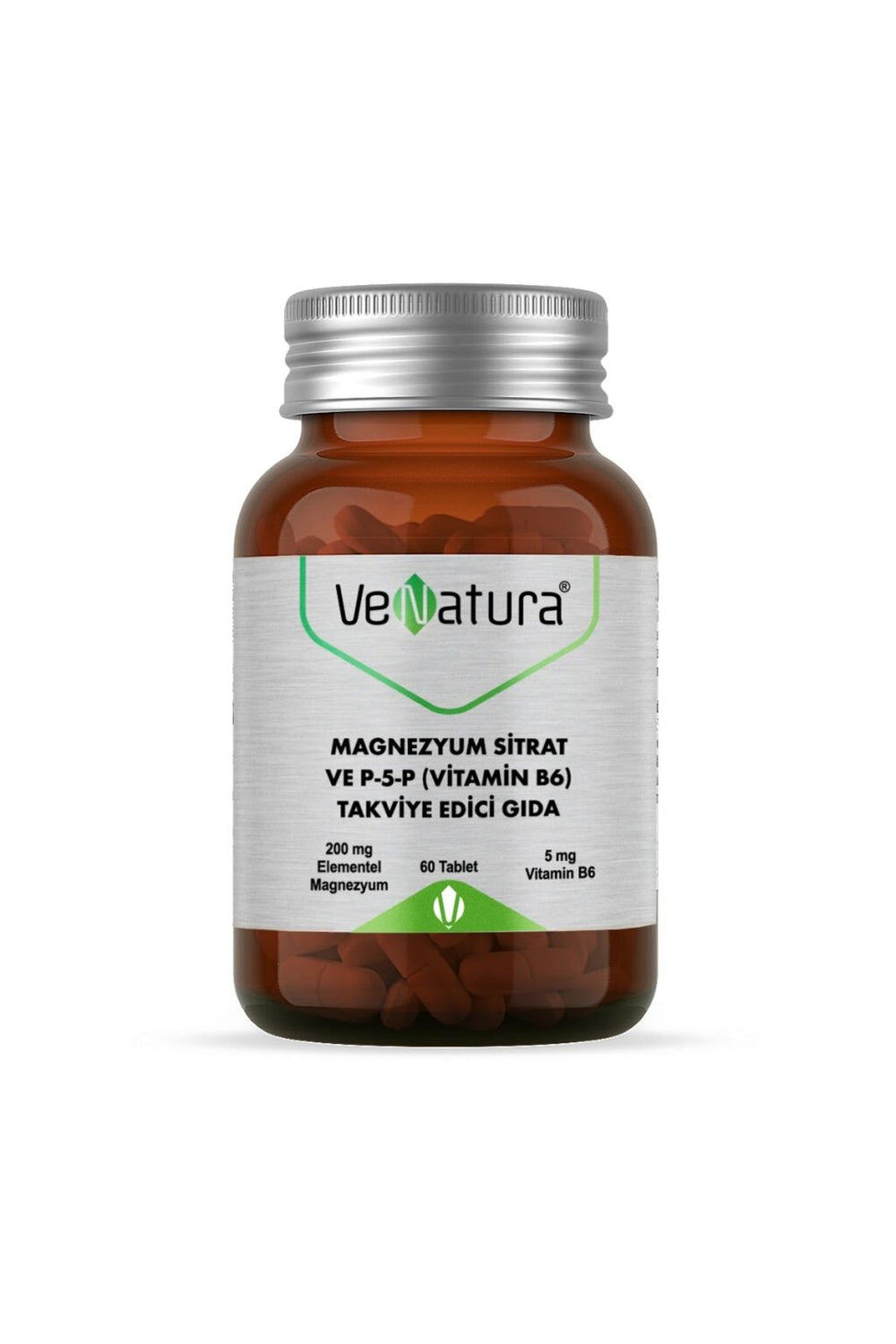 Venatura Magnezyum Sitrat ve P5P (Vitamin B6) 60 Tablet