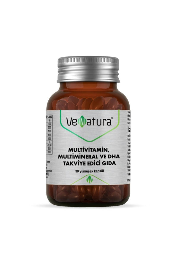 Venatura Multivitamin, Multimineral ve DHA 30 Kapsül