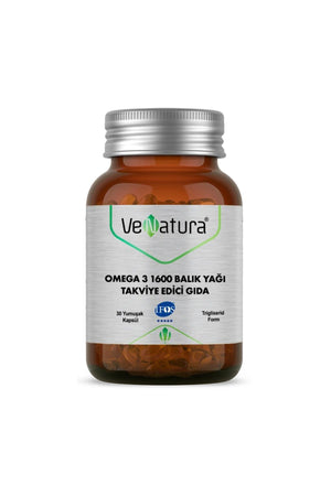 Venatura Omega-3 1600 mg Balık Yağı 30 Kapsül