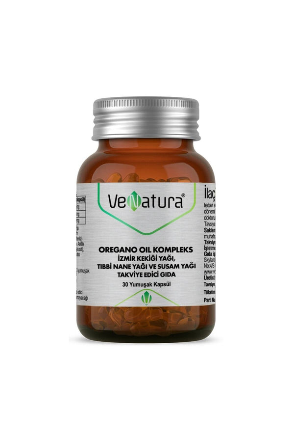 Venatura Oregano Oil Kompleks İzmir Kekiği Yağı 30 Kapsül