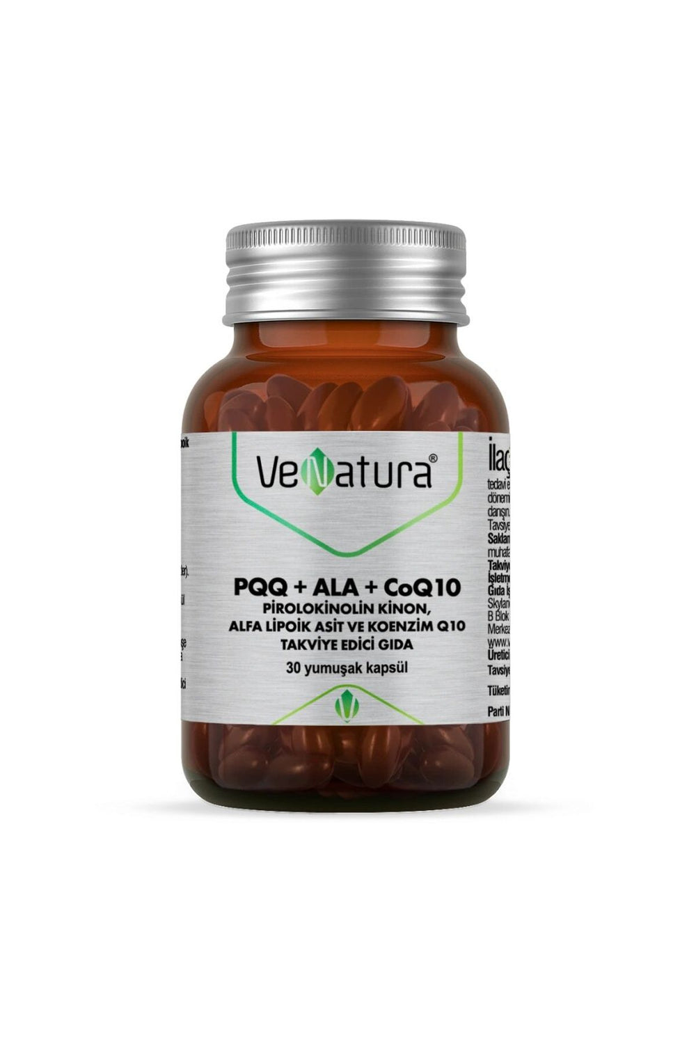 Venatura PQQ + ALA + CoQ-10 30 Kapsül