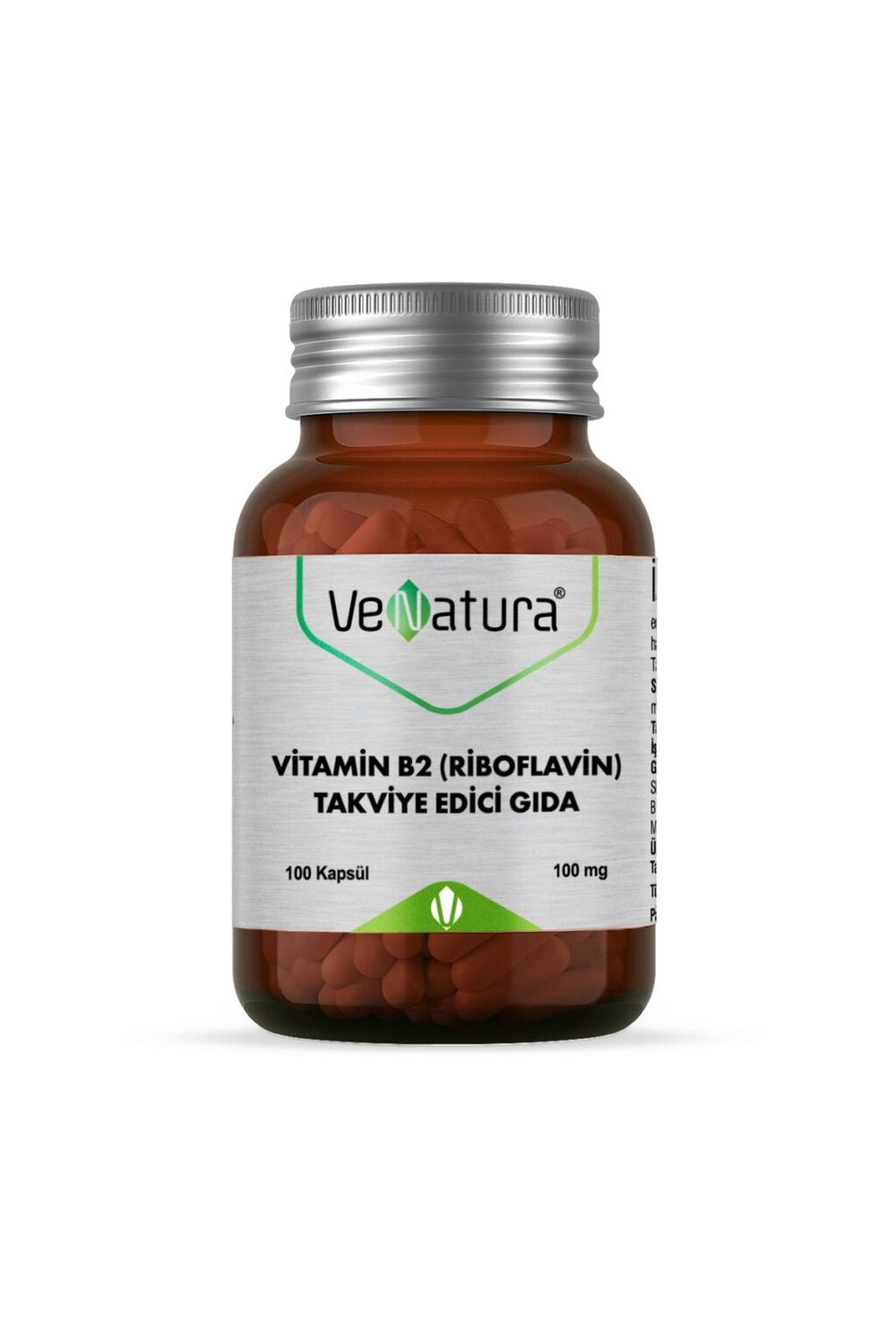 Venatura Vitamin B2 (Riboflavin) 100 mg 100 Kapsül