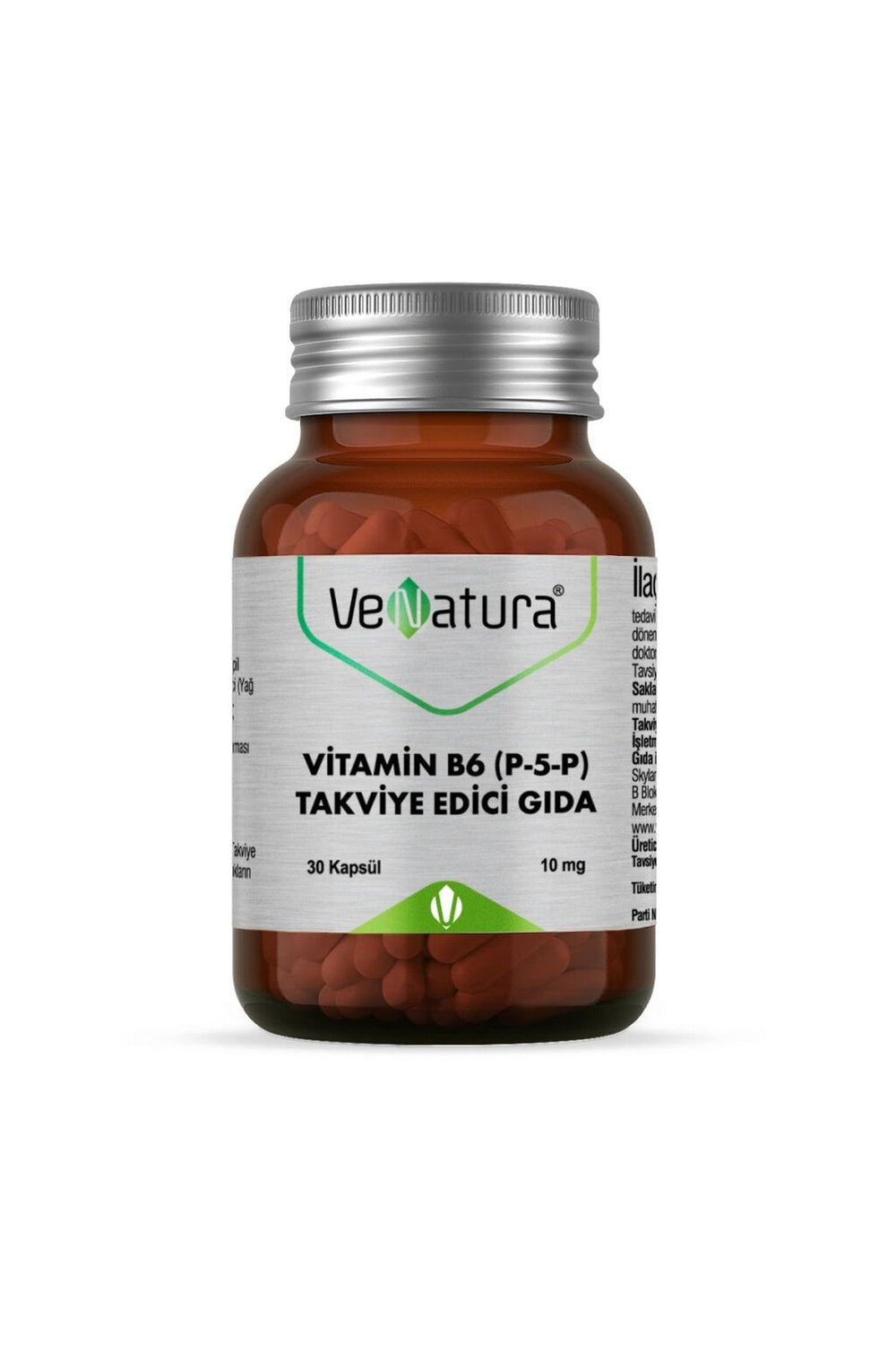 Venatura Vitamin B6 (P5P) 10 mg 30 Kapsül