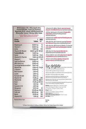 Vitabiotics Wellwoman 50+ 30 Tablet