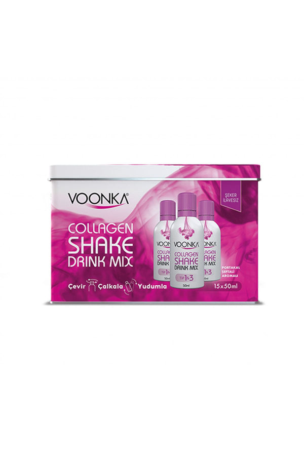 Voonka Beauty Collagen Shake Portakal Şeftali 15 Şişe