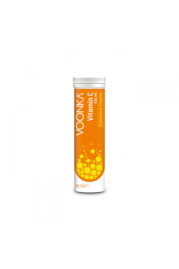 Voonka Vitamin C Glutathione Complex 1000 mg 15 Efervesan Tablet