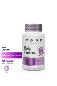 Voop Beta Glukan Kara Mürver, C Vitamini, Çinko 30 Kapsül