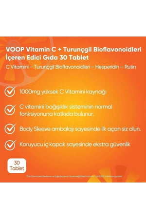 Voop C Vitamini 1000 mg 30 Tablet