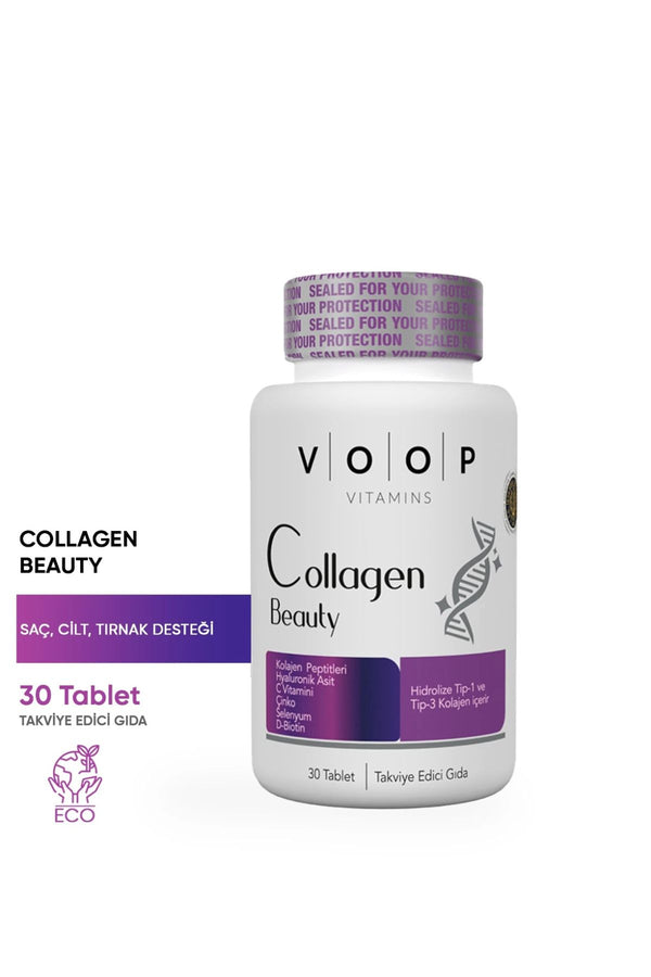 Voop Collagen Beauty Tip I ve Tip III Kolajen 30 Tablet